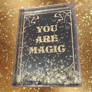 “You Are Magic” Sign with Moving Gold Glitter